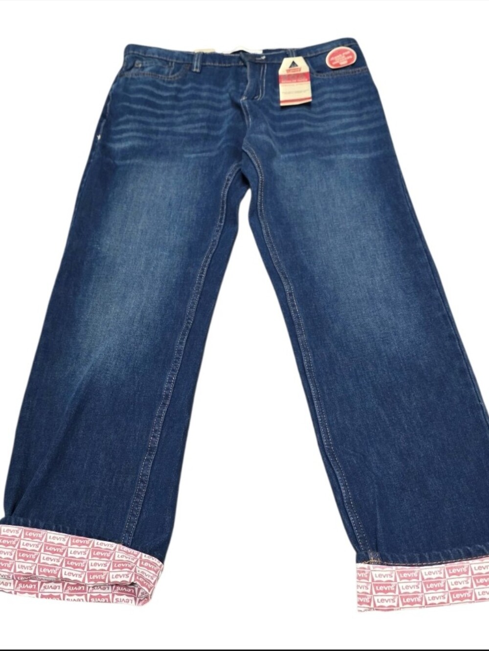 NWT Levis 502 Regular Fit Taper Jeans Vertical Stretch Size 20 Boys 30 x 30
